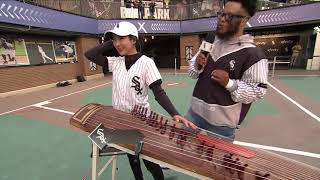 Luna Lee performs Thunderstruck on the Gayageum at Guaranteed Rate Field(White Sox)