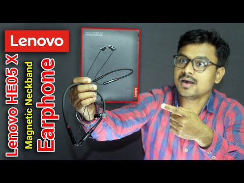 Lenovo HE05 X Neckband Earphone Review l Budget Wireless Earphone