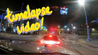 TimeWarp TimeLapse Night Drive through Oklahoma City - Testing my new GoPro Hero9 Black - Hyperlapse