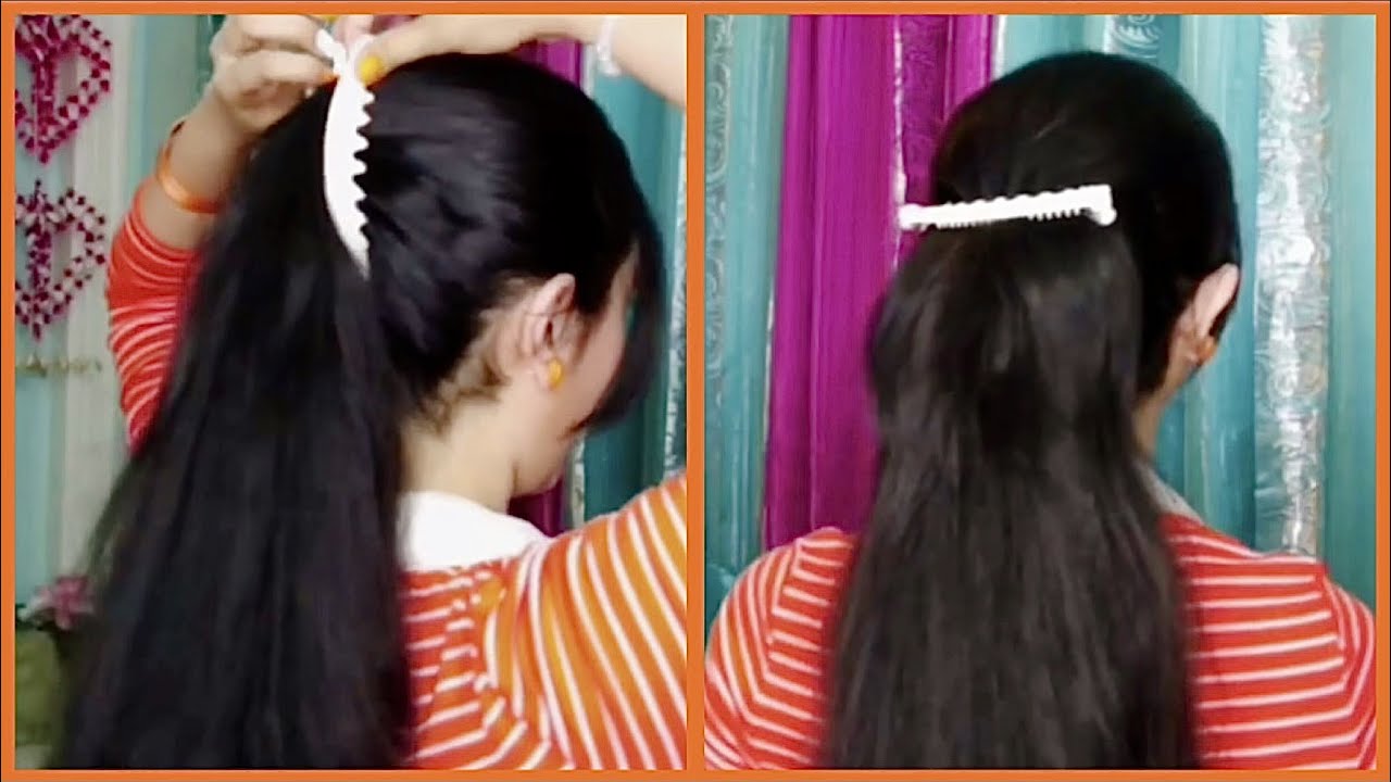 Everyday Hairstyles With BANANA CLIP | Easy Hairstyles For School