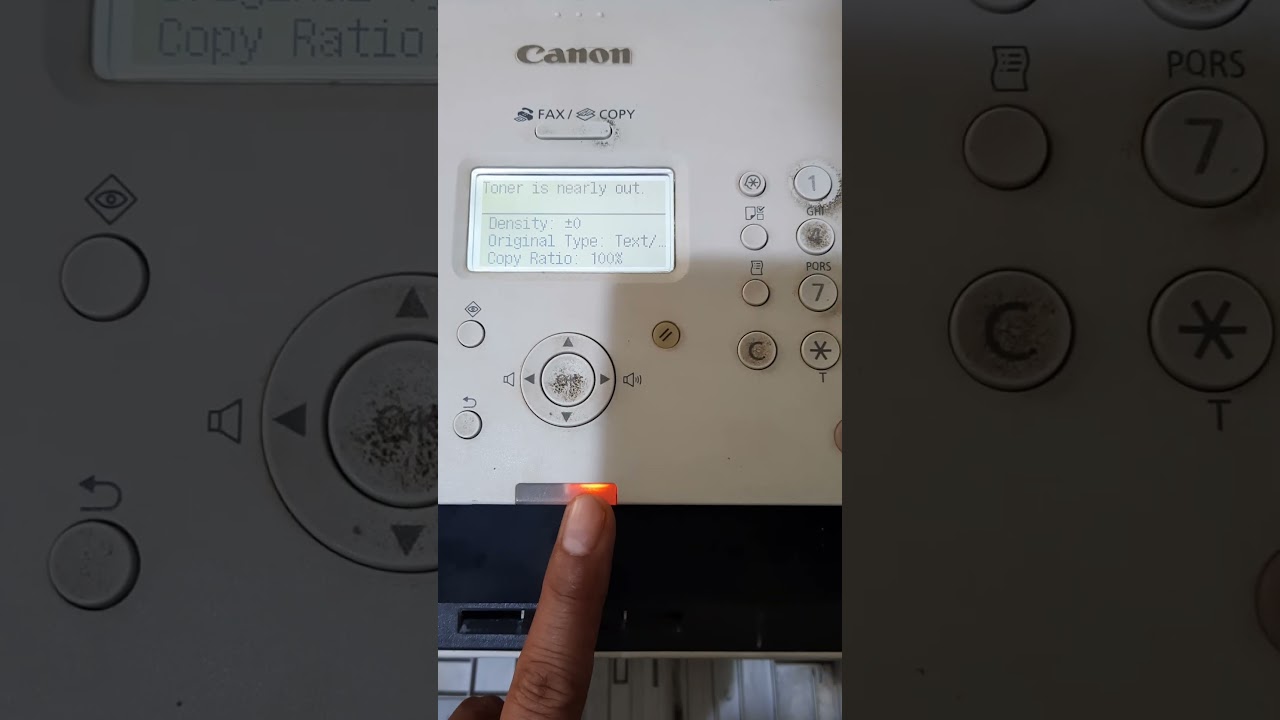 Printer Canon this blinking show to replace toner #printer #viral #trending #repair