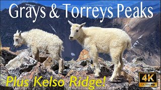 Grays & Torreys Peaks, Kelso Ridge Knife Edge Tips! Full East Side Coverage, CO  [4K UHD]