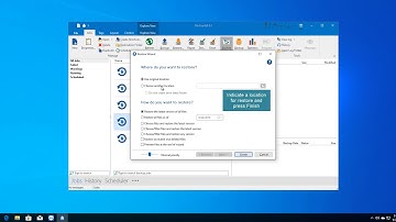 How to restore data with Backup4all