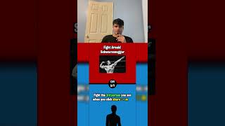 I DONT WANNA FIGHT HIM💀 #shorts