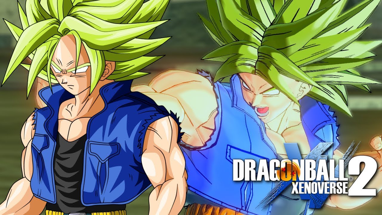 Criando Trunks na forma de Lendário Super Saiyajin