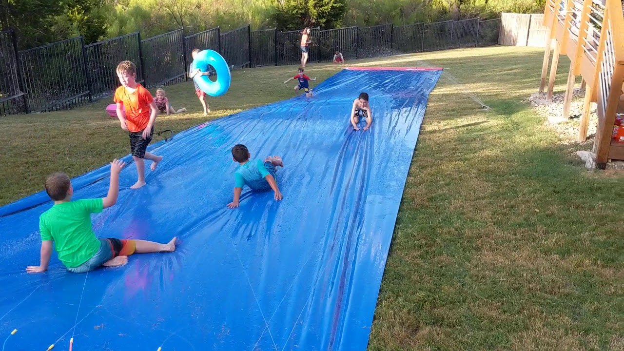 Slip N Slide Birthday Party for Alexander! YouTube
