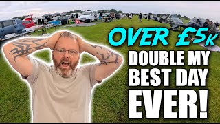 Double my best day ever, at the car boot sale