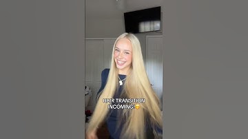 DO YOU LIKE MY NEW HAIR?🤩 #ellahperry #shorts #feed #hair #relatable #fyp #transition #newhair