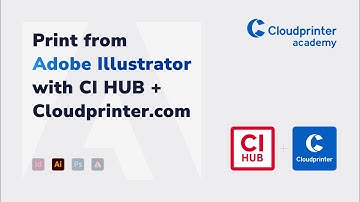 Print from Adobe Illustrator with CI HUB + Cloudprinter.com