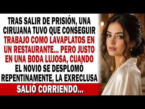 😔Tras salir de prisión, una cirujana trabajó lavando platos...Al verla salir,todos quedaron atónitos