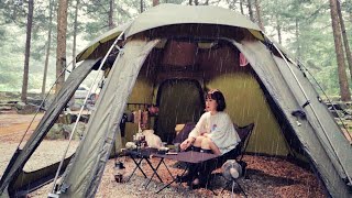 이그니스 쉘터 폭우엔 어때요?🌧️ 공기,바람,습도,온도 모든게 좋았던 캠핑ㅣ포천 추동 캠프