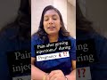 Pain after getting injection during PREG 🤰⁉️💉