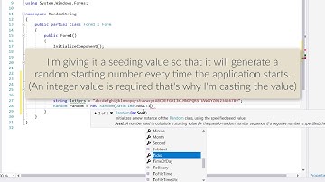 C# | How to Generate random string in C# (WinForms)