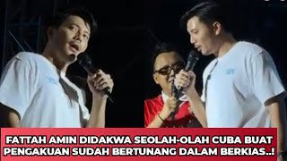 PELAKON FATTAH AMIN MENGAKU SUDAH 'BERTUNANG' BUAT SUASANA KECOH PADA MALAM KONSERT 'JIWA KACAU'..!