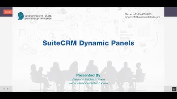SuiteCRM Extension - Dynamic Panels