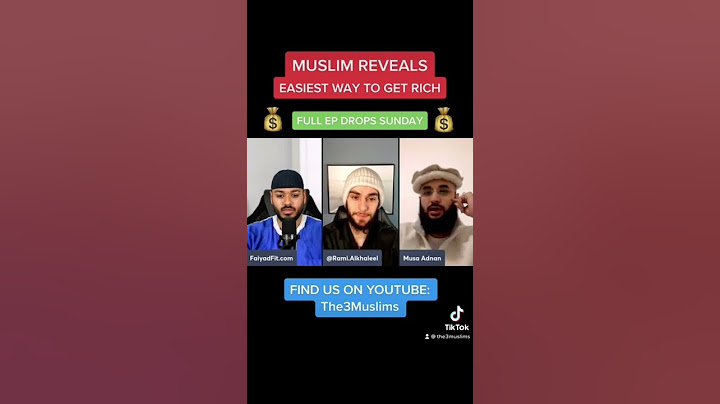 Muslim REVEALS Fastest Way To Get Rich 💰