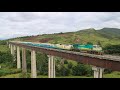 Trem de Passageiros com a Locomotiva 1292 passando em Barão de Cocais sobre viaduto e muito mais!