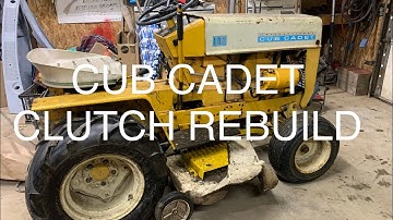 Cub Cadet 102 Rustoration clutch rebuild pt 1