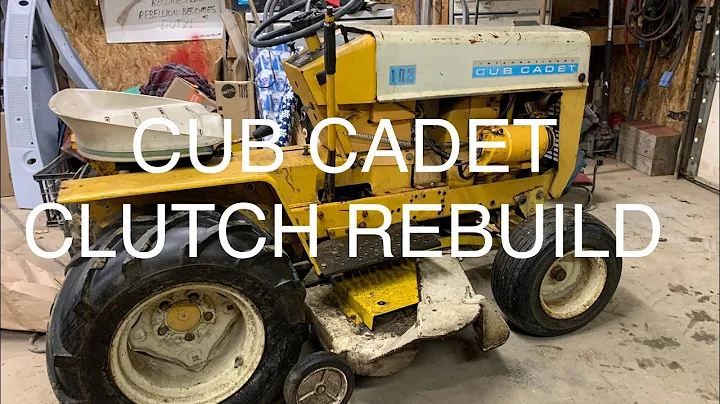Cub Cadet 102 Rustoration clutch rebuild pt 1
