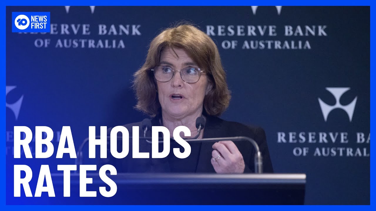 Reserve Bank Holds Interest Rates At 4.35% | 10 News First - YouTube
