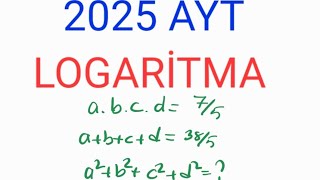Ösym 2025 Ayt Logaritma Sorusu. Zor Mu?
