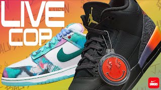 LIVE COP FUTURA SB DUNK LOW, J BALVIN JORDAN 3 RIO & STOCK NUMBERS!