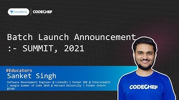 SUMMIT- Complete Course To Become An Expert Level Programmer || Sanket Singh