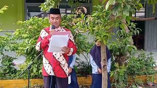 PEMBACAAN SK Pengurus OSIS dan MPK MTs Darul Hikam Masa bakti 2021/2022, oleh Bpk Agus Wahyudin ST