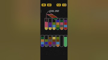 Water sort puzzle level 2157