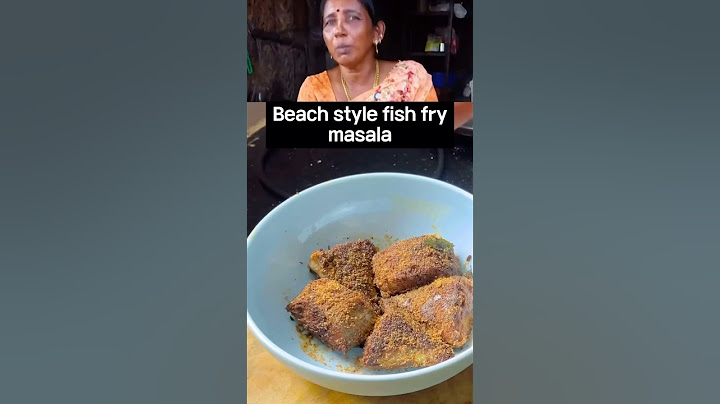 சீக்ரெட் மசாலா - பீச் ஸ்டைல் மீன் வறுவல் | Secret of beach Style Fish Fry recipe