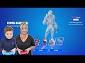 9 Year Old Kid &amp; His Mum Showcase Gameplay Using NEW Nike Outfit AIRIE NEW Fortnite AIRPHORIA Set