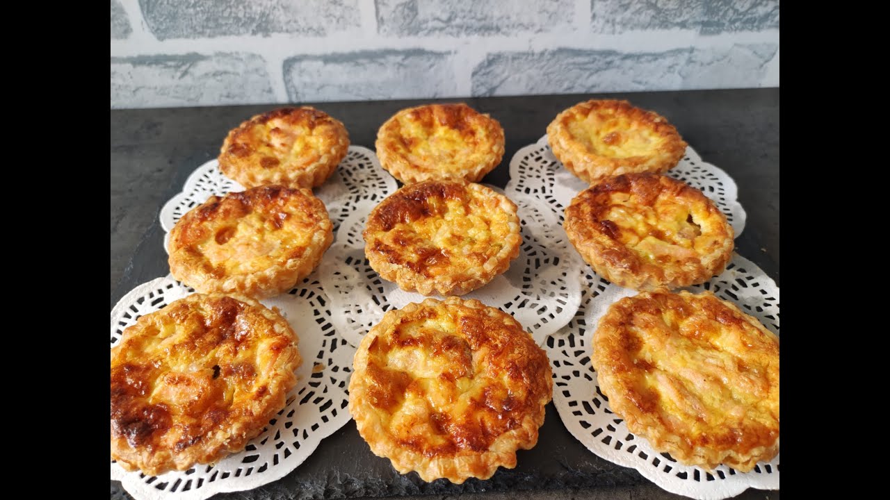 mini quiches au saumon fumé- recette facile