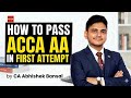 How to Pass ACCA AA in First Attempt | by CA Abhishek Bansal | Lecturewala