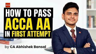How to Pass ACCA AA in First Attempt | by CA Abhishek Bansal | Lecturewala