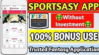 New Fantasy App In 2021|Best Fantasy App With Low Competition|Sportasy Review & Referral Code| screenshot 5