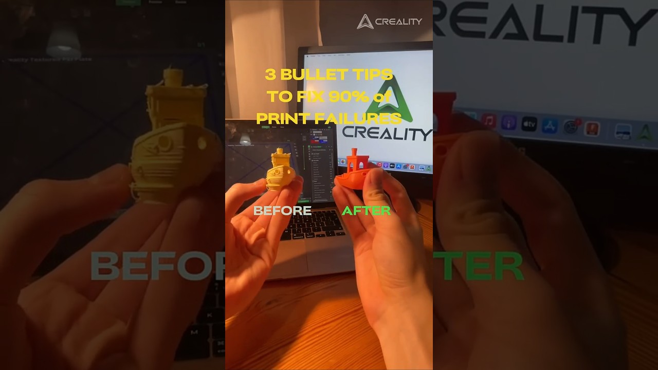 3 Quick Tips to Fix 90% of Print Failures! ✅