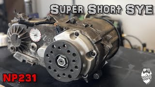 Super SHORT NP 231 Slip Yoke Eliminator, JB Conversions SYE install