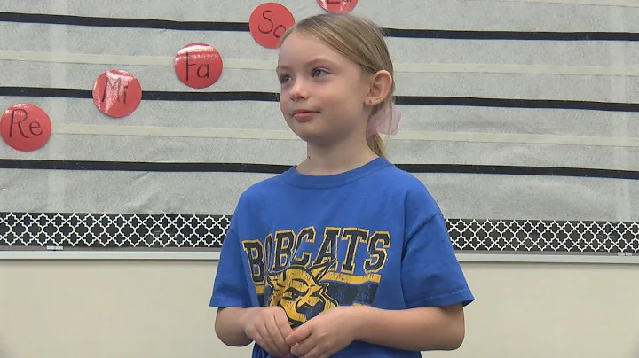 Local second grader expresses her ability to sing