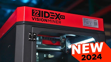 New! 22 IDEX v3: Engineering 3D Printer - Workhorse for Production 3D Printing 2024