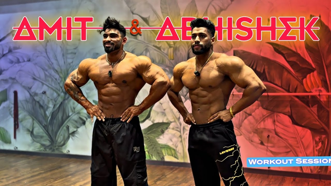 Intense Session with Abhishek Yadav | Amit agre | Ifbb Pro