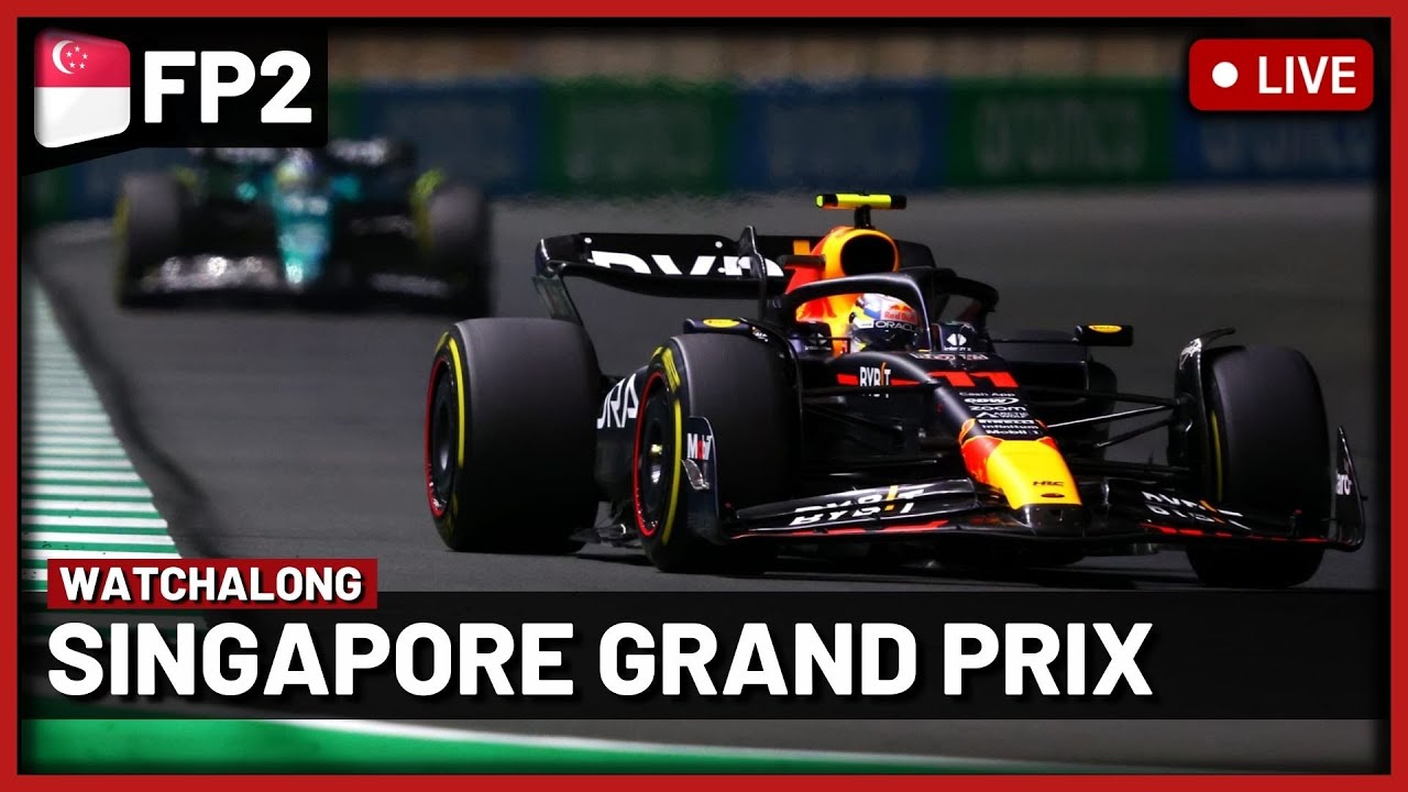 F1 Live - Singapore GP Free Practice 2 Watchalong Live timings + Commentary