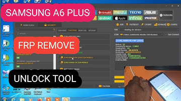 Samsung A6 plus frp reset by unlock tool