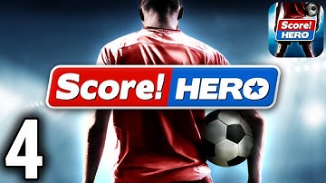 Score! Hero - Gameplay / Walkthrough Part 4 - IOS & Android Game (My First Hat-Trick!)