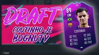 DRAFT, COUTINHO JE BUGNUTÝ! 5 GÓLŮ Z LONGSHOTŮ?! 🔥 FIFA 19 CZ