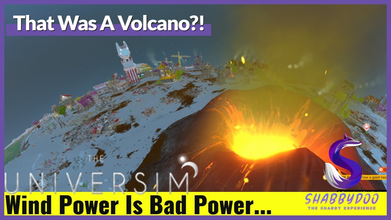 Fire Flying Through The Sky! | Out Of Power! | The Universim Episode 10