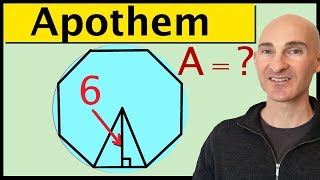 Find Area of Regular Polygon Given Apothem