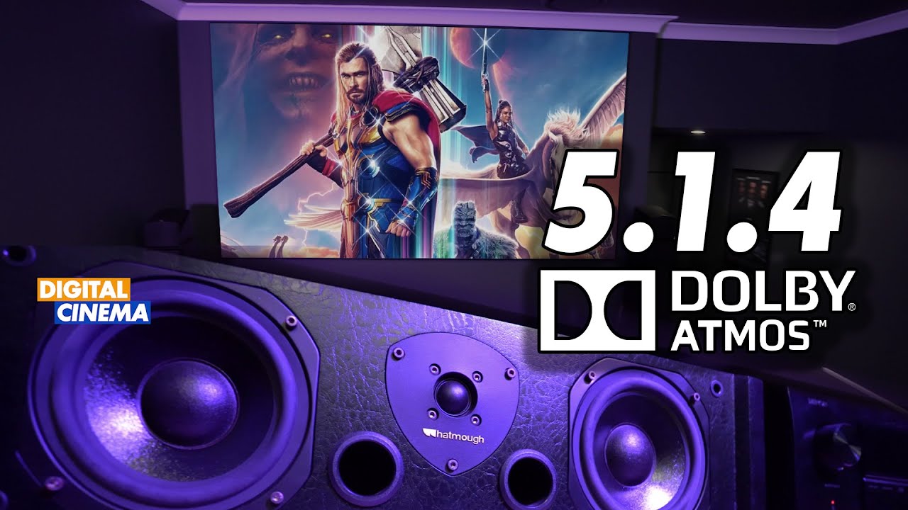 5.1.4 Dolby Atmos Home Theater Install Denon AVCX3700H PSB Imagine