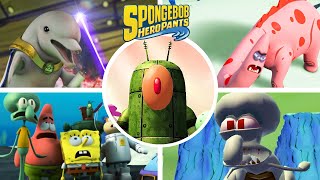 SpongeBob HeroPants | All Bosses [4-Player Multiplayer] (No Damage)