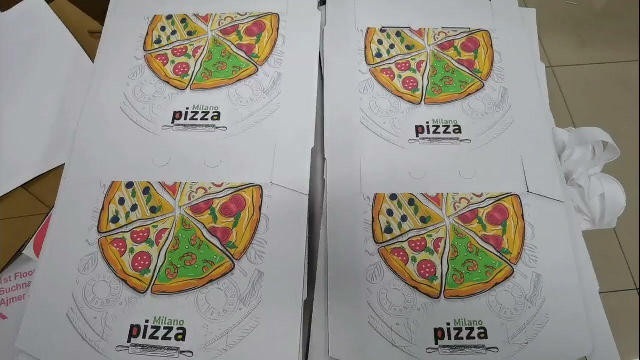 Digital Pizza Box Printing Machine. YouTube