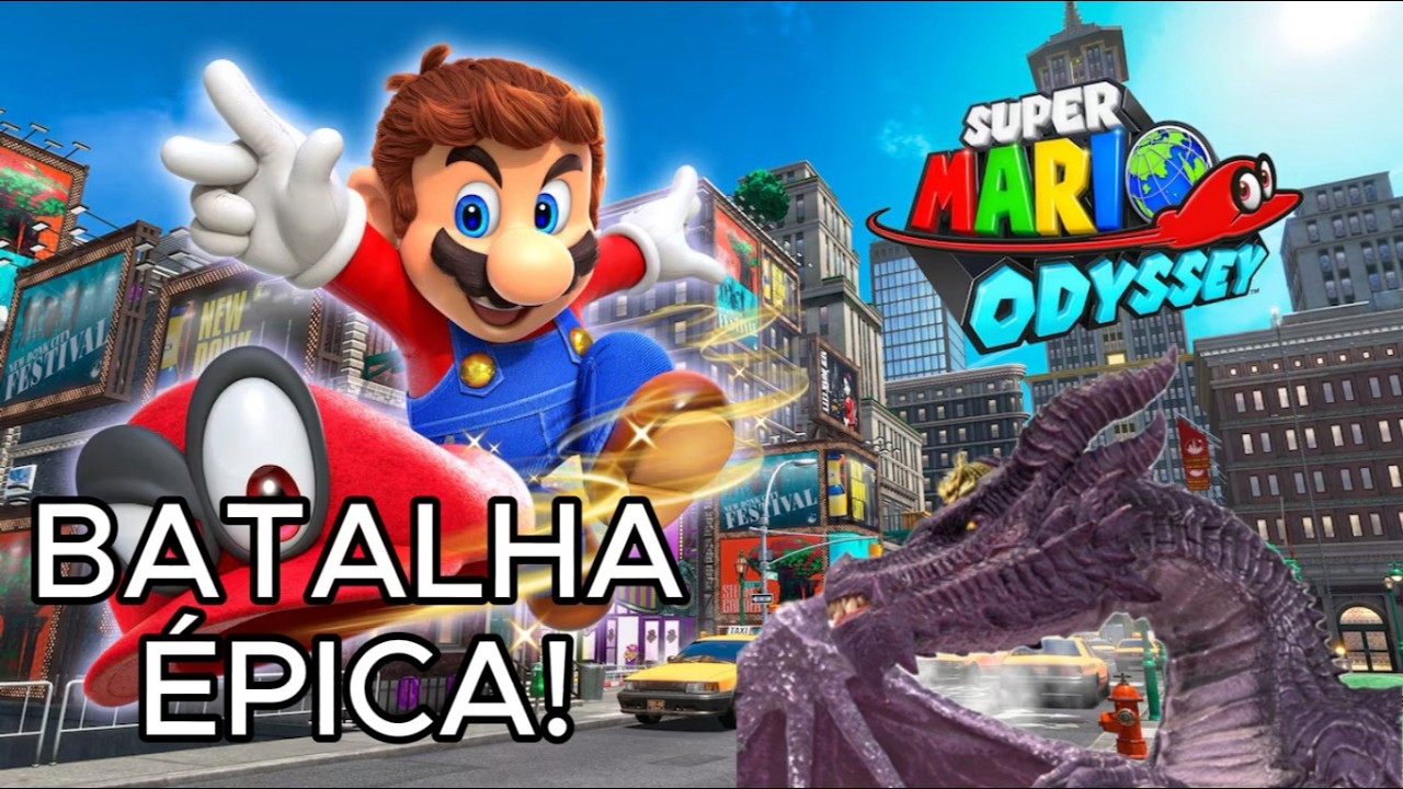 Batalha contra o DRAGÃO! | Super mario Odyssey EP 10